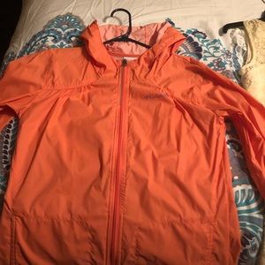 Columbia rain coat size kid large